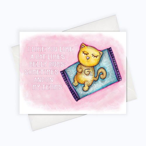 funny cat card